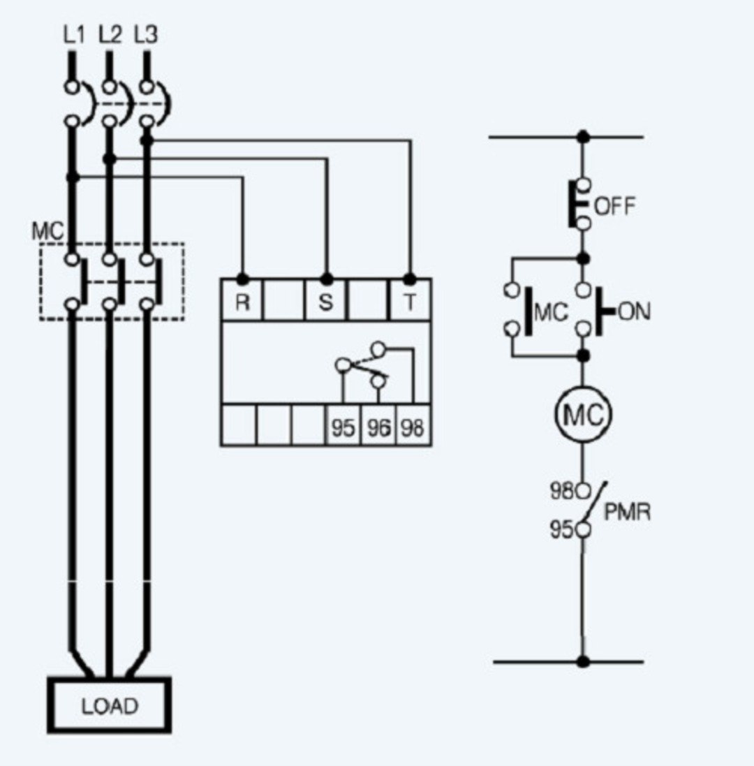 Cách đấu Relay nhiệt 3 pha